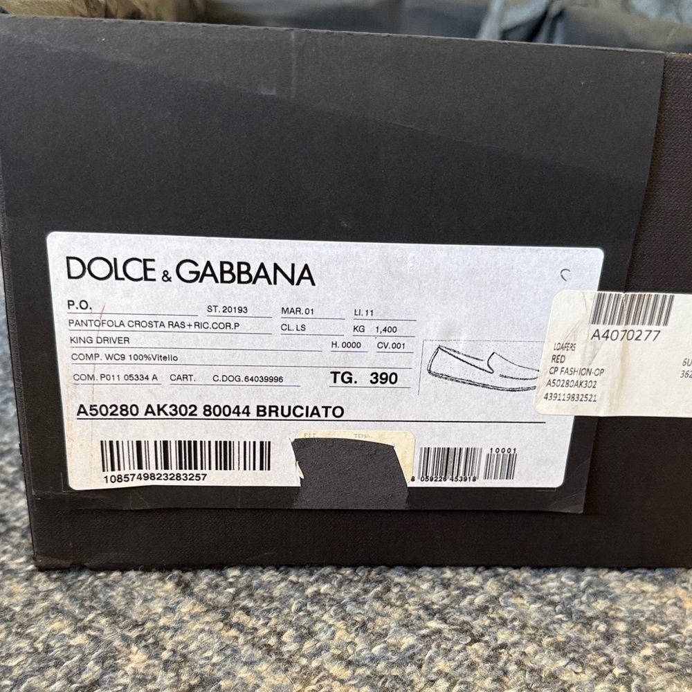 Dolce & Gabbana Burnt Orange Loafers - Picture 4 of 4